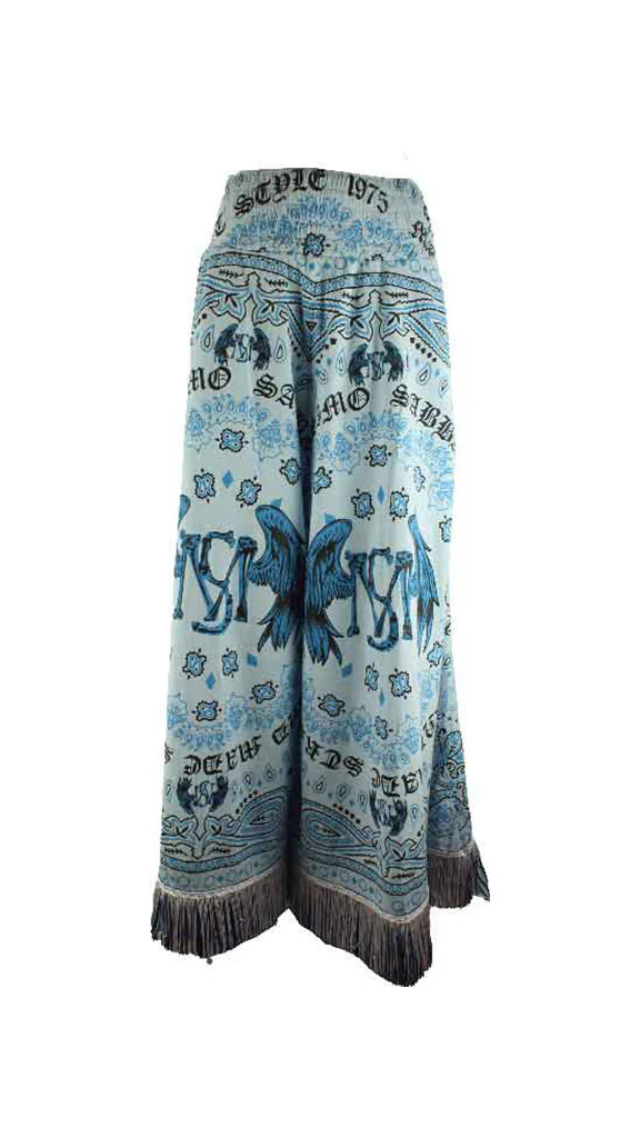 Massimo Sabbadin pantaloni a palazzo bandana